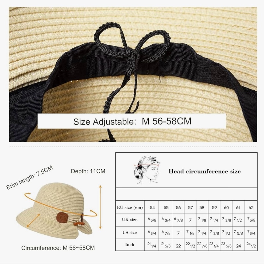 NWT COMHATS SUN BONNET - Picture 5 of 8